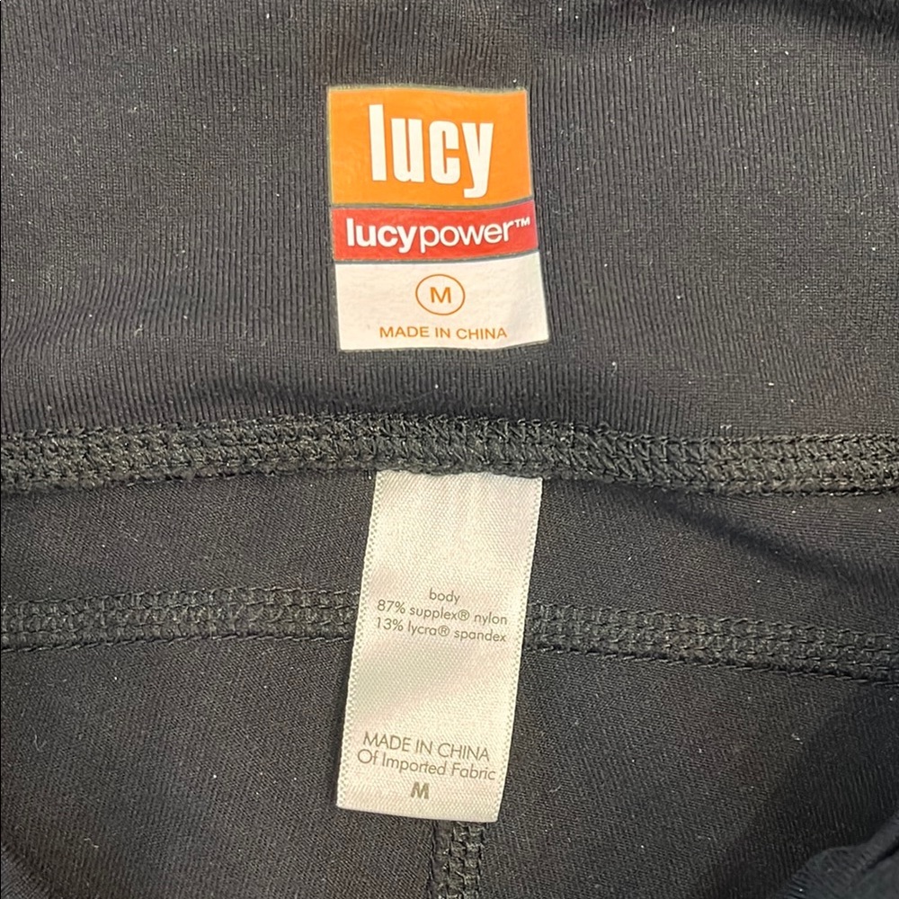 Lucy Black Activewear Pants - Picture 2 of 5